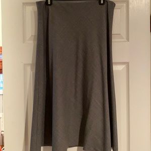 Club Monaco grayy A-Line skirt with side zipper